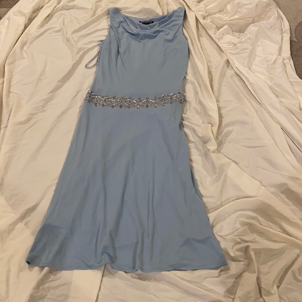 Rimini blue summer dress